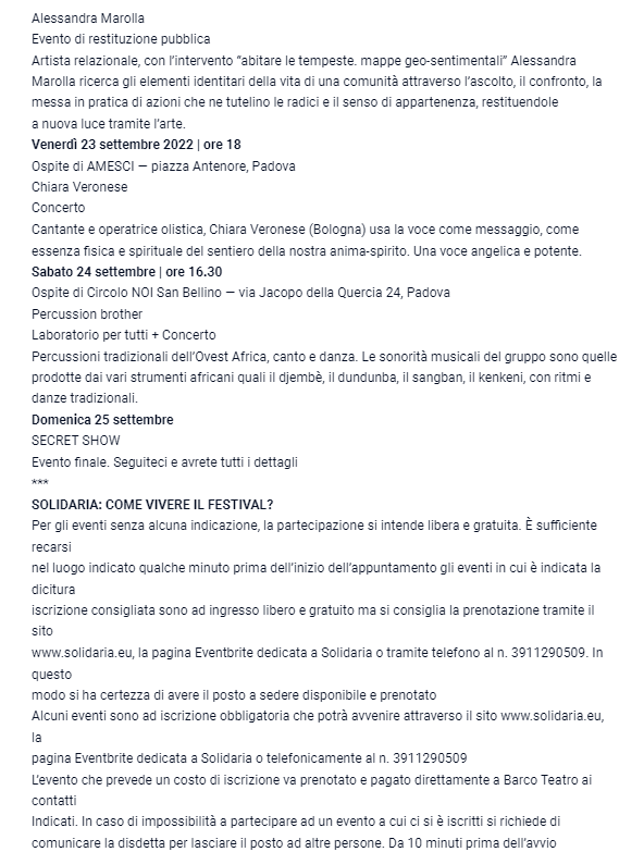 14 Il Mattino di Padova 16 settembre