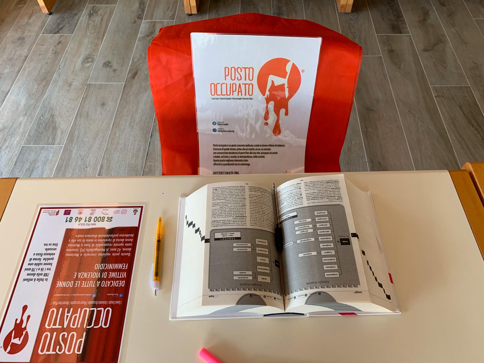 Biblioteca Mestrino Posto occupato 2019
