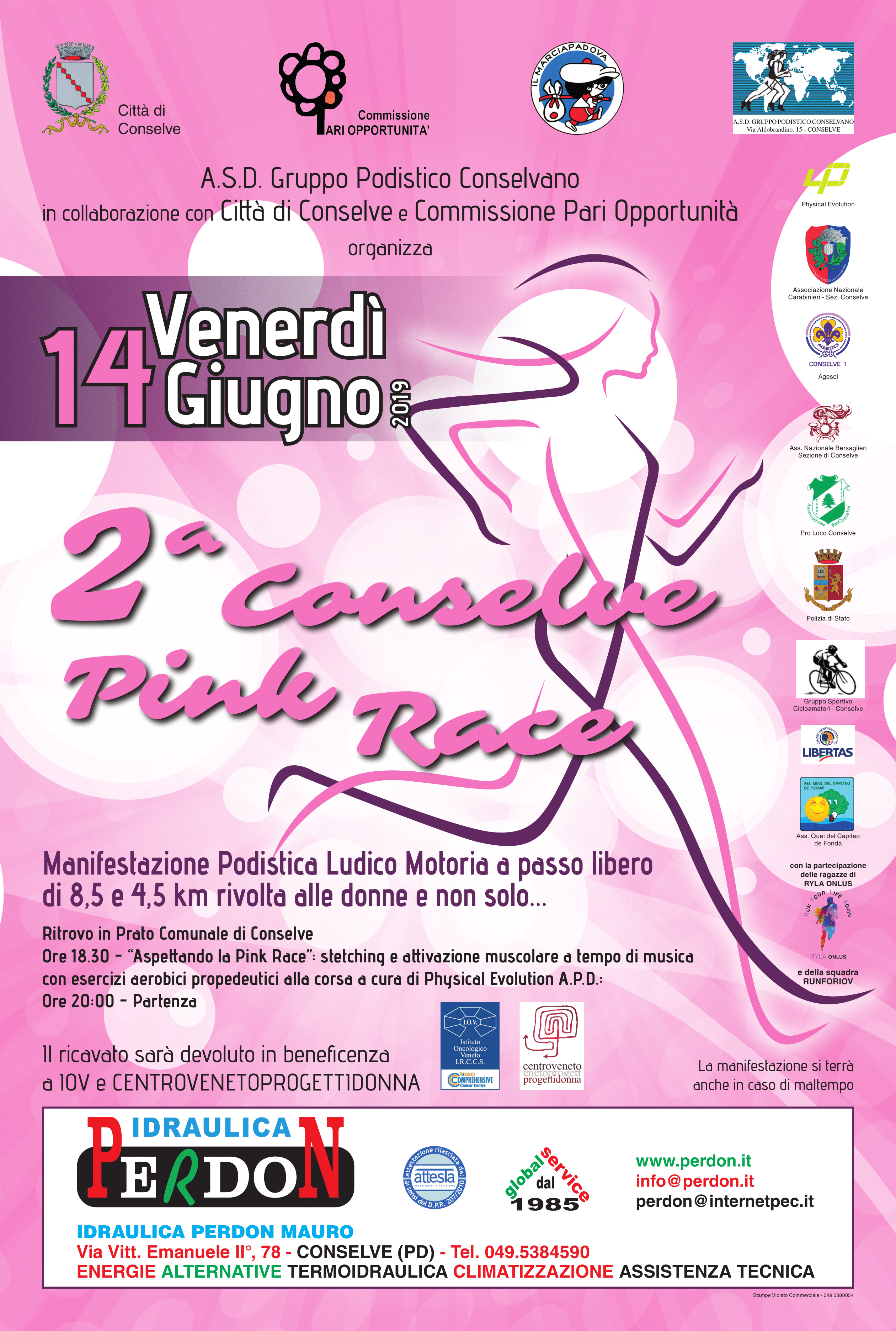 pink race Conselve 14giugno2019 1